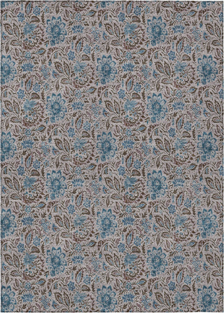 Piper Looms Chantille Floral ACN660 Mocha Area Rug