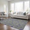 Piper Looms Chantille Floral ACN660 Olive Area Rug