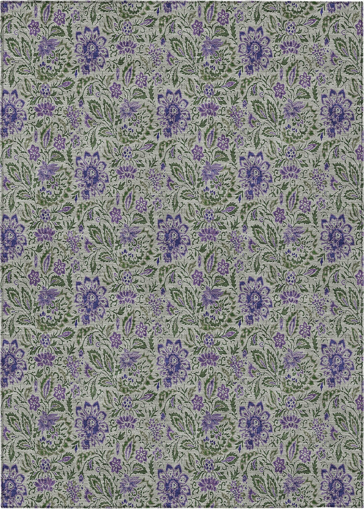 Piper Looms Chantille Floral ACN660 Olive Area Rug