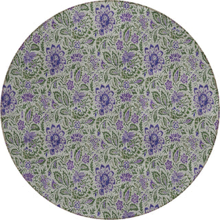 Piper Looms Chantille Floral ACN660 Olive Area Rug