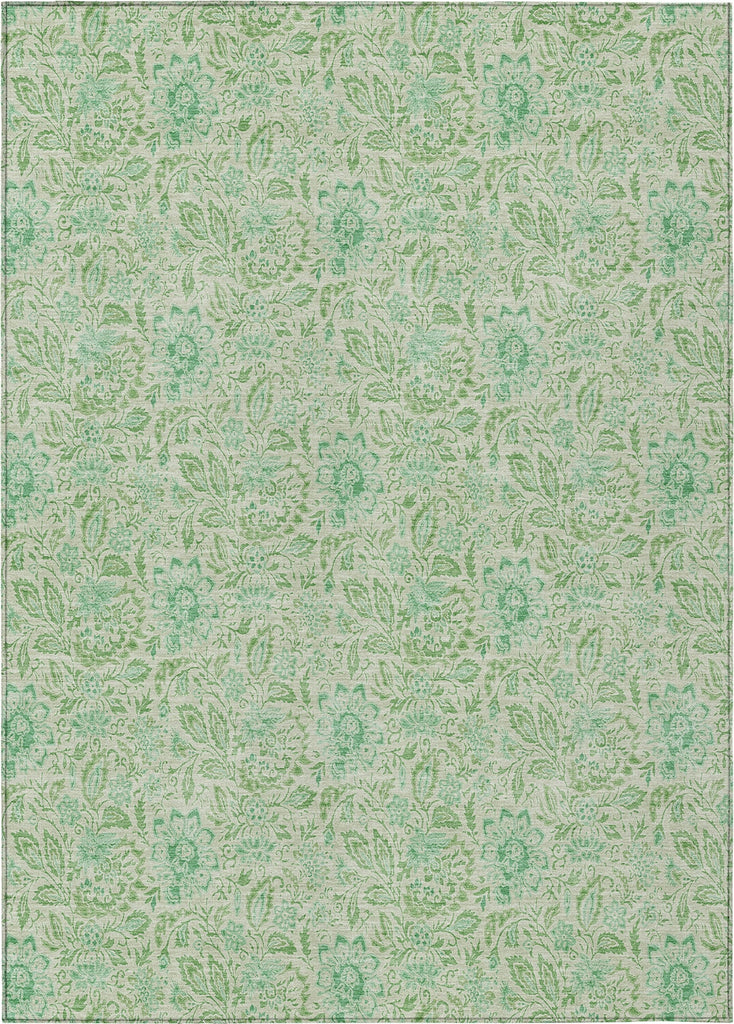 Piper Looms Chantille Floral ACN660 Sage Area Rug