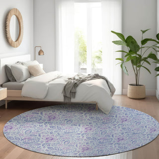 Piper Looms Chantille Floral ACN660 Sky Area Rug