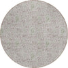 Piper Looms Chantille Floral ACN660 Taupe Area Rug