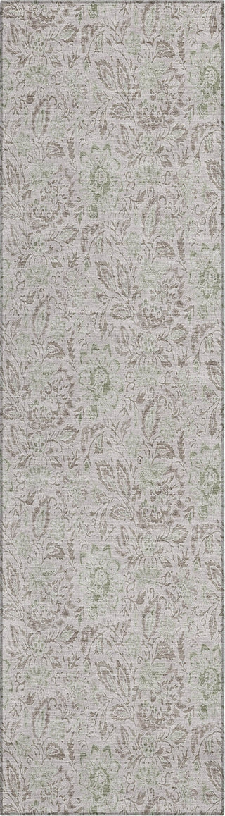 Piper Looms Chantille Floral ACN660 Taupe Area Rug