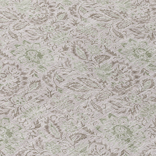 Piper Looms Chantille Floral ACN660 Taupe Area Rug