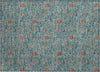 Piper Looms Chantille Floral ACN660 Teal Area Rug