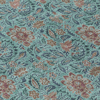 Piper Looms Chantille Floral ACN660 Teal Area Rug