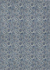 Piper Looms Chantille Floral ACN661 Blue Area Rug