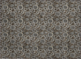 Piper Looms Chantille Floral ACN661 Chocolate Area Rug