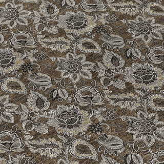 Piper Looms Chantille Floral ACN661 Chocolate Area Rug