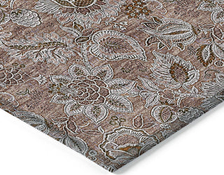 Piper Looms Chantille Floral ACN661 Copper Area Rug