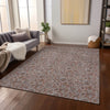 Piper Looms Chantille Floral ACN661 Copper Area Rug Lifestyle Image Feature