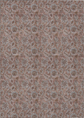 Piper Looms Chantille Floral ACN661 Copper Area Rug