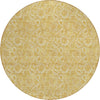 Piper Looms Chantille Floral ACN661 Gold Area Rug