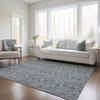 Piper Looms Chantille Floral ACN661 Gray Area Rug