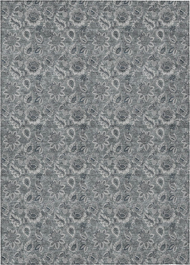 Piper Looms Chantille Floral ACN661 Gray Area Rug