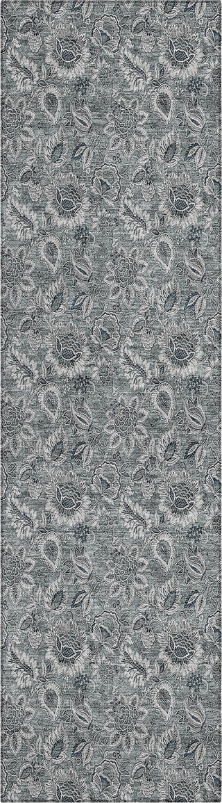 Piper Looms Chantille Floral ACN661 Gray Area Rug