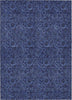 Piper Looms Chantille Floral ACN661 Navy Area Rug