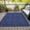 Piper Looms Chantille Floral ACN661 Navy Area Rug