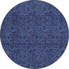 Piper Looms Chantille Floral ACN661 Navy Area Rug