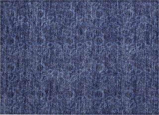 Piper Looms Chantille Floral ACN661 Navy Area Rug