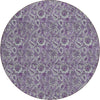 Piper Looms Chantille Floral ACN661 Purple Area Rug