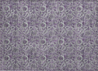 Piper Looms Chantille Floral ACN661 Purple Area Rug