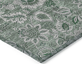 Piper Looms Chantille Floral ACN661 Sage Area Rug