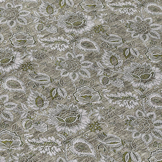 Piper Looms Chantille Floral ACN661 Taupe Area Rug