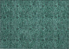 Piper Looms Chantille Floral ACN661 Teal Area Rug