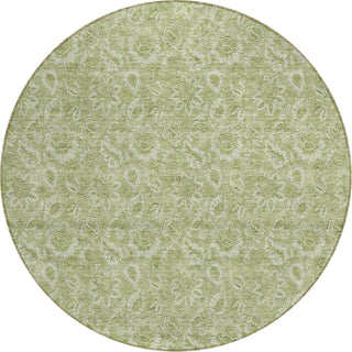 Piper Looms Chantille Floral ACN662 Aloe Area Rug