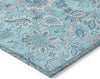 Piper Looms Chantille Floral ACN662 Aqua Area Rug