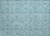 Piper Looms Chantille Floral ACN662 Aqua Area Rug