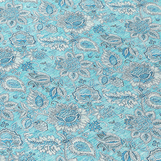 Piper Looms Chantille Floral ACN662 Aqua Area Rug