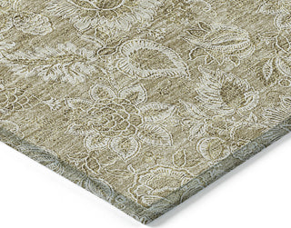 Piper Looms Chantille Floral ACN662 Beige Area Rug