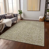 Piper Looms Chantille Floral ACN662 Beige Area Rug Lifestyle Image Feature