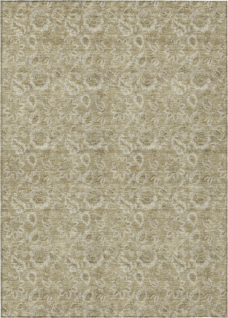 Piper Looms Chantille Floral ACN662 Beige Area Rug