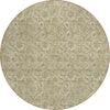 Piper Looms Chantille Floral ACN662 Beige Area Rug