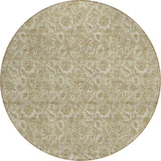 Piper Looms Chantille Floral ACN662 Beige Area Rug