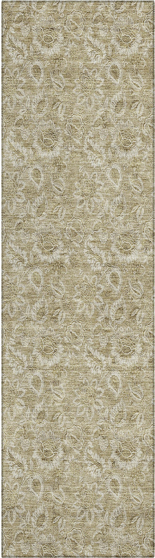 Piper Looms Chantille Floral ACN662 Beige Area Rug