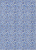 Piper Looms Chantille Floral ACN662 Blue Area Rug