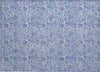 Piper Looms Chantille Floral ACN662 Blue Area Rug