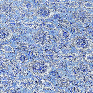 Piper Looms Chantille Floral ACN662 Blue Area Rug