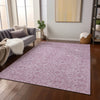 Piper Looms Chantille Floral ACN662 Blush Area Rug Lifestyle Image Feature