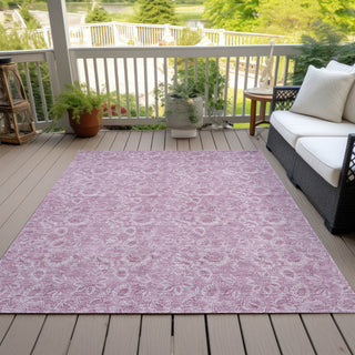 Piper Looms Chantille Floral ACN662 Blush Area Rug