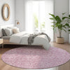 Piper Looms Chantille Floral ACN662 Blush Area Rug