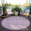 Piper Looms Chantille Floral ACN662 Blush Area Rug