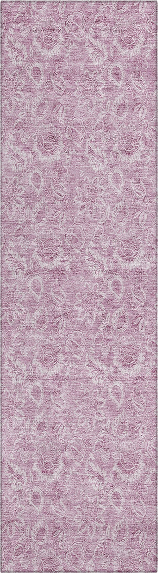 Piper Looms Chantille Floral ACN662 Blush Area Rug