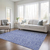 Piper Looms Chantille Floral ACN662 Denim Area Rug