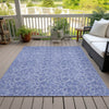 Piper Looms Chantille Floral ACN662 Denim Area Rug